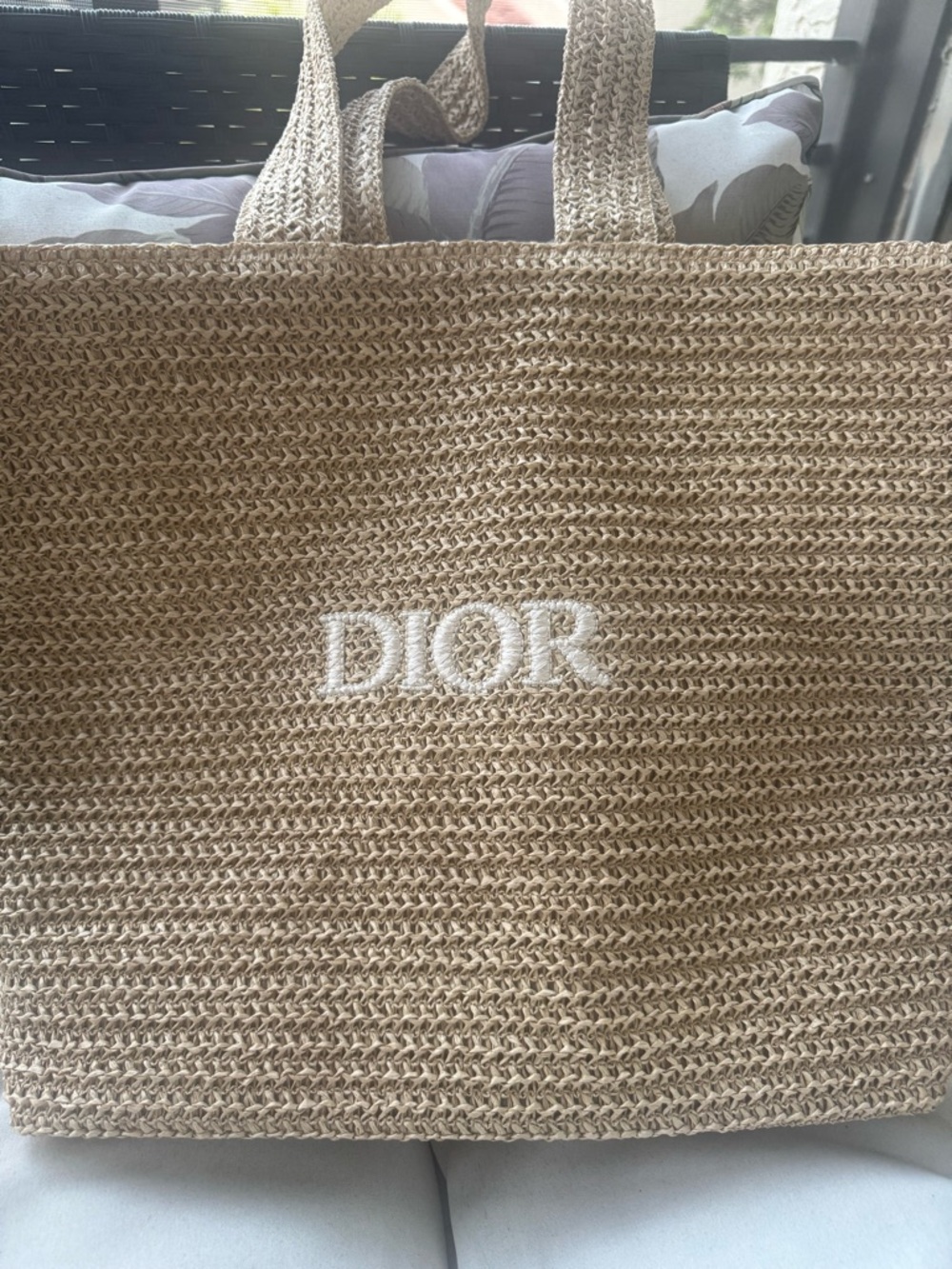 🌷DIOR RAFFIA TOTE🌷